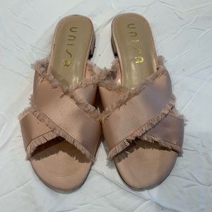 UNISA Light Pink Cross Sandals